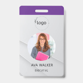 Stylish Custom Company Employee Photo Badge Ausweis