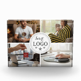 Stylish Custom Five Photo Personalized Photo Block