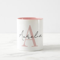 Stylish Custom Monogram Name Script Calligraphy