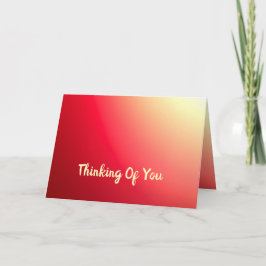 Stylish Designer Red Karte