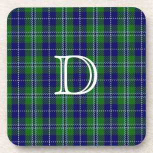 Stylish Douglas Clan Kariert Monogram Untersetzer