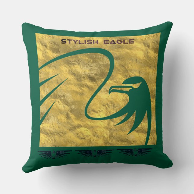 Stylish Eagle Kissen (Rückseite)