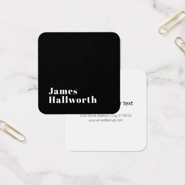 Stylish Editable Retro Modern Name (ou autre texte (Bureau)