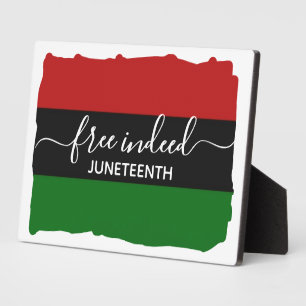 Stylish FREE INDEED Pan African JUNETEENTH Fotoplatte