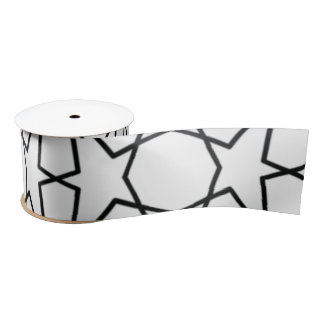 Stylish Geometric Pattern- Elegant Arabic Design   Satinband