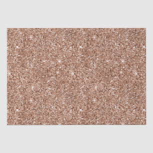 Stylish Girly Pink Rose Gold Glitzer Glitz Seidenpapier