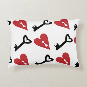 Stylish graphic seamless pattern with hearts and k dekokissen