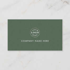 Stylish Green Texture Professional Identity Visitenkarte