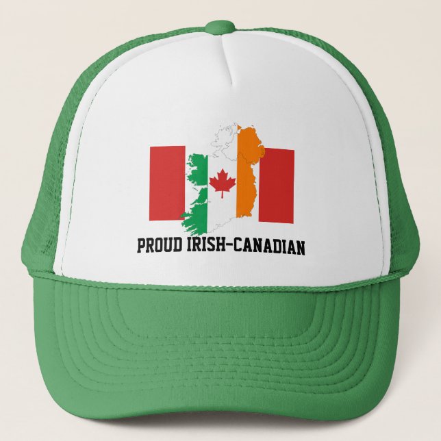 Stylish Irish Canadian Truckerkappe (Vorderseite)