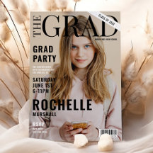 Stylish Magazine Cover Foto Graduation Party