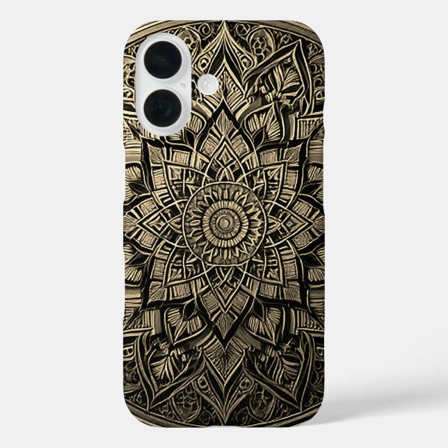 Stylish Mandala Phone Case for a Sophisticated Tou (Rückseite)
