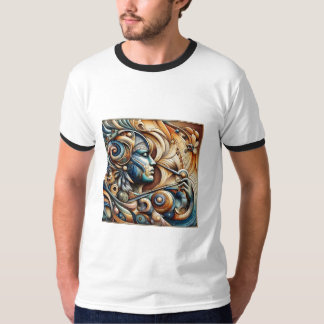 "Stylish Men's Printed T-Shirt - Bold Design, Comf