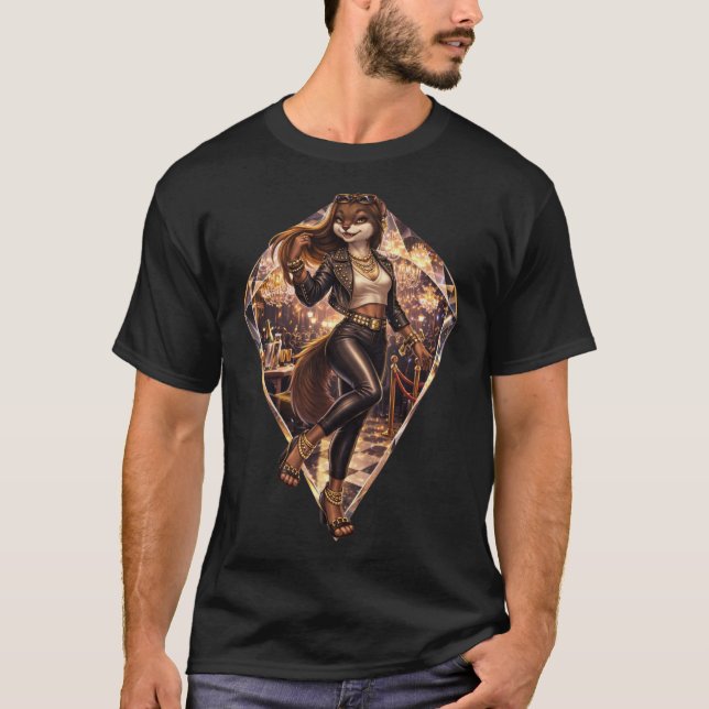Stylish Mink T-Shirt (Vorderseite)