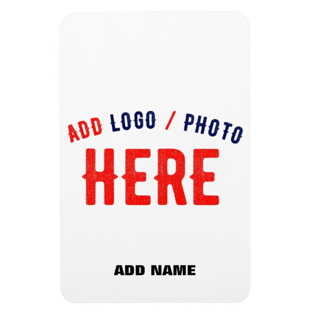 STYLISH MODERN CUSTOMIZABLE WHITE VERIFIED BRANDED MAGNET (Vertikal)
