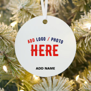 STYLISH MODERN CUSTOMIZABLE WHITE VERIFIED BRANDED ORNAMENT AUS METALL