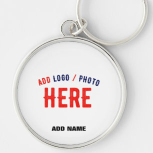 STYLISH MODERN CUSTOMIZABLE WHITE VERIFIED BRANDED SCHLÜSSELANHÄNGER