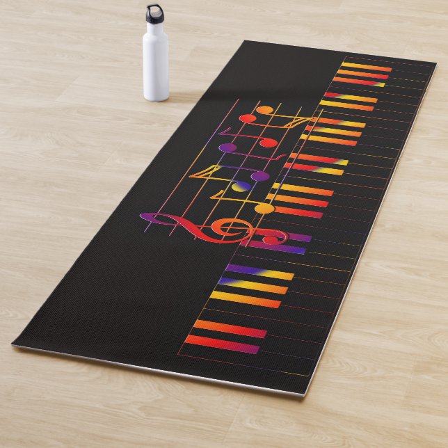  Stylish Musical Keyboard Yogamatte (Beispiel)