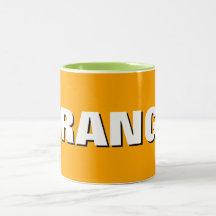 Stylish Orange Mug, Perfect Gift For Coffee Lovers