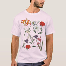 STYLISH RETRO FLORAL DESIGN with LILILIES
