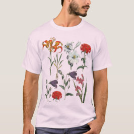 STYLISH RETRO FLORAL DESIGN with LILILIES T-Shirt