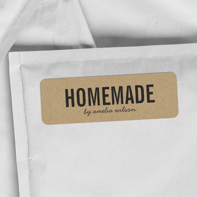 Stylish Rustic Bold Homemade Faux Kraft (Von Creator hochgeladen)