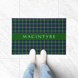 Stylish Scottish Clan MacIntyre Tartan Custom Fußmatte