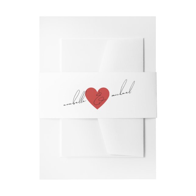 Stylish Script Casino Nevada Vegas Wedding Einladungsbanderole (Vorderseite Beispiel)