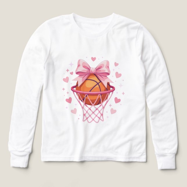 Stylish Soft Hoops Coquette Tri-Blend Shirts (Design Vorderseite)