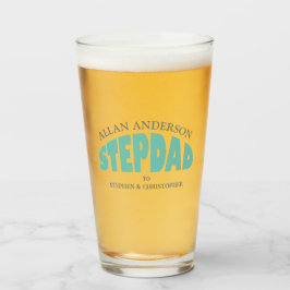 Stylish Stepdad Foto Beer Glas