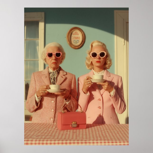 Stylish Tea Time Duo Poster (Vorne)