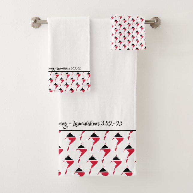 Stylish TRINIDAD TOBAGO MAP Les Mercies de Dieu La (En situation)