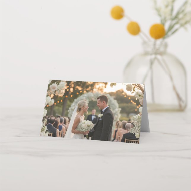 stylish wedding invitation and wedding celebration (Devant)