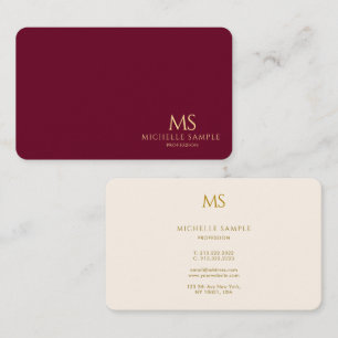 Stylishe goldene Textmonogramm Luxus-Seidenpapier Visitenkarte