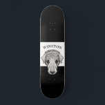 Stylisieren Labrador Retriever Personalisiert Skat Skateboard<br><div class="desc">Stylisierte Labrador Retriever Druck personalisiert mit dem Namen Ihres Hundes. Illustrierte Labrador Kunst. Fügen Sie Ihren Hund einen Namen hinzu.</div>