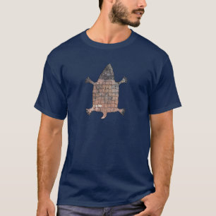 Stylisierte Schildkröte - Mimbres Pottery Design T-Shirt