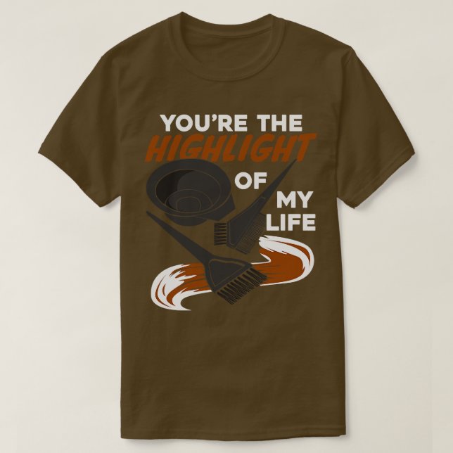 Stylist-Friseursalon-Geschenk T-Shirt (Design vorne)