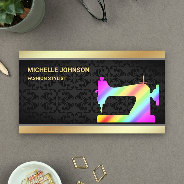 Stylist für die Fashion-Maschine mit Regenbogen-Go Visitenkarte (Von Creator hochgeladen)