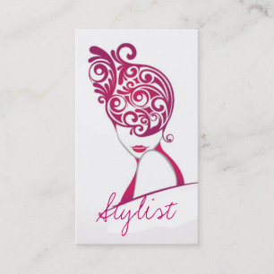 Stylist, Haar, Schönheitssalon, Kosmetologe, Well Visitenkarte