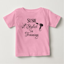 Stylist in Ausbildung Baby Romper Salon Beautician