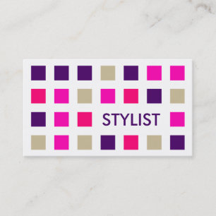 STYLIST (mod Quadrate) Visitenkarte