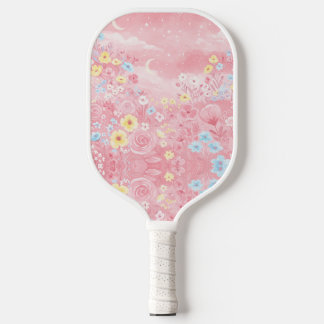 Stylist Pink Floral Pickleball Paddel Schläger
