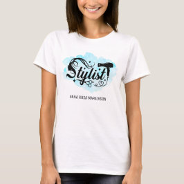 *~* STYLIST Schere Haartrockner Aquamarin AP6 T-Shirt