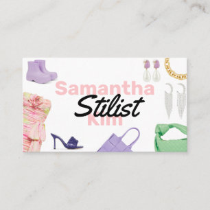 Stylist Script Chic Visitenkarte Moderne