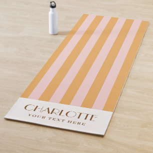 Stylist Streifen Personalisierte Geschenke Monogra Yogamatte