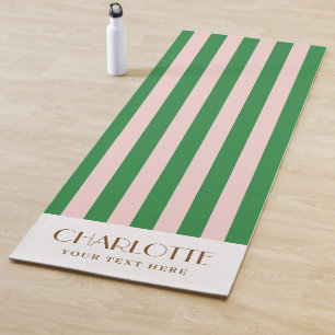 Stylist Streifen Personalisierte Geschenke Monogra Yogamatte