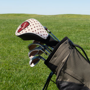 Stylist Sweet Heart personalisierte Geschenkvorlag Golf Headcover