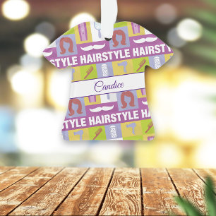 Styliste de cheveux Monogramme Pictogramme