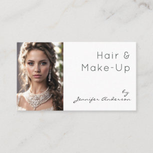 Stylistischer Kosmetologe Make-up Wedding Bridal Visitenkarte