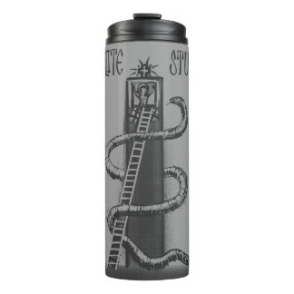 StyliteStudio Schwarz-Weiß-Logo Thermosbecher