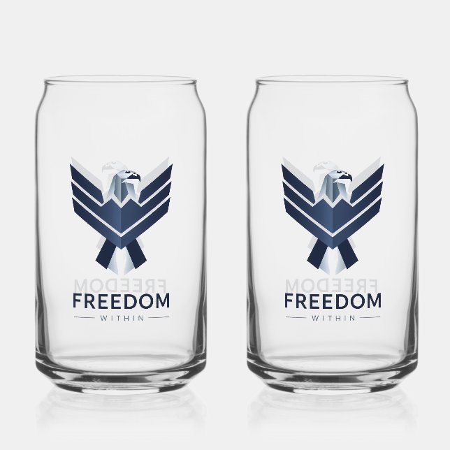 Stylized Blue Eagle "Freedom Within" (Recto)
